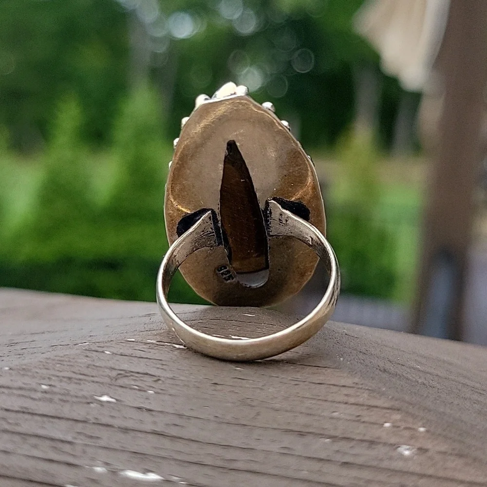 Tigers Eye Sterling Ring